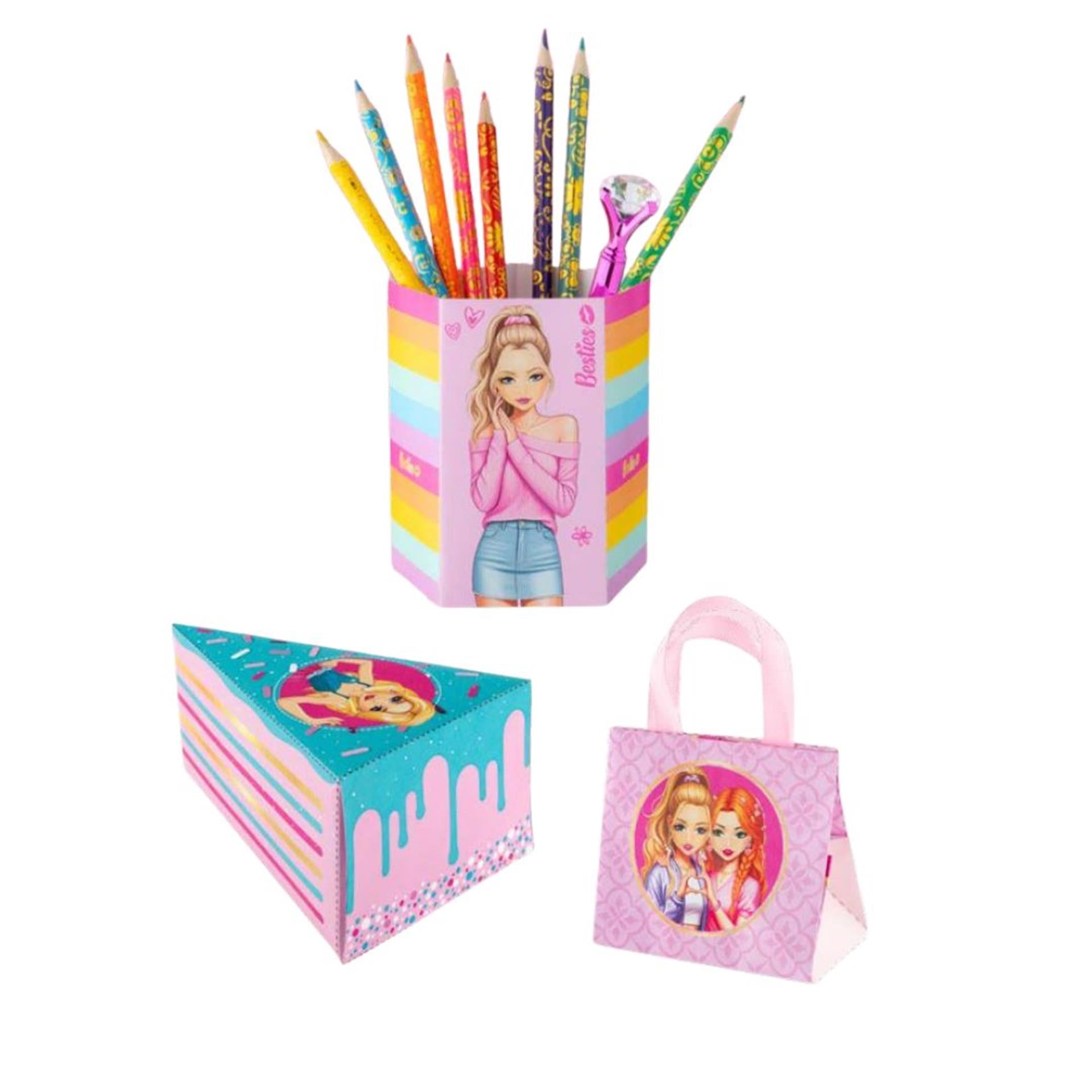 Besties knutselboek met stickers a4 32p