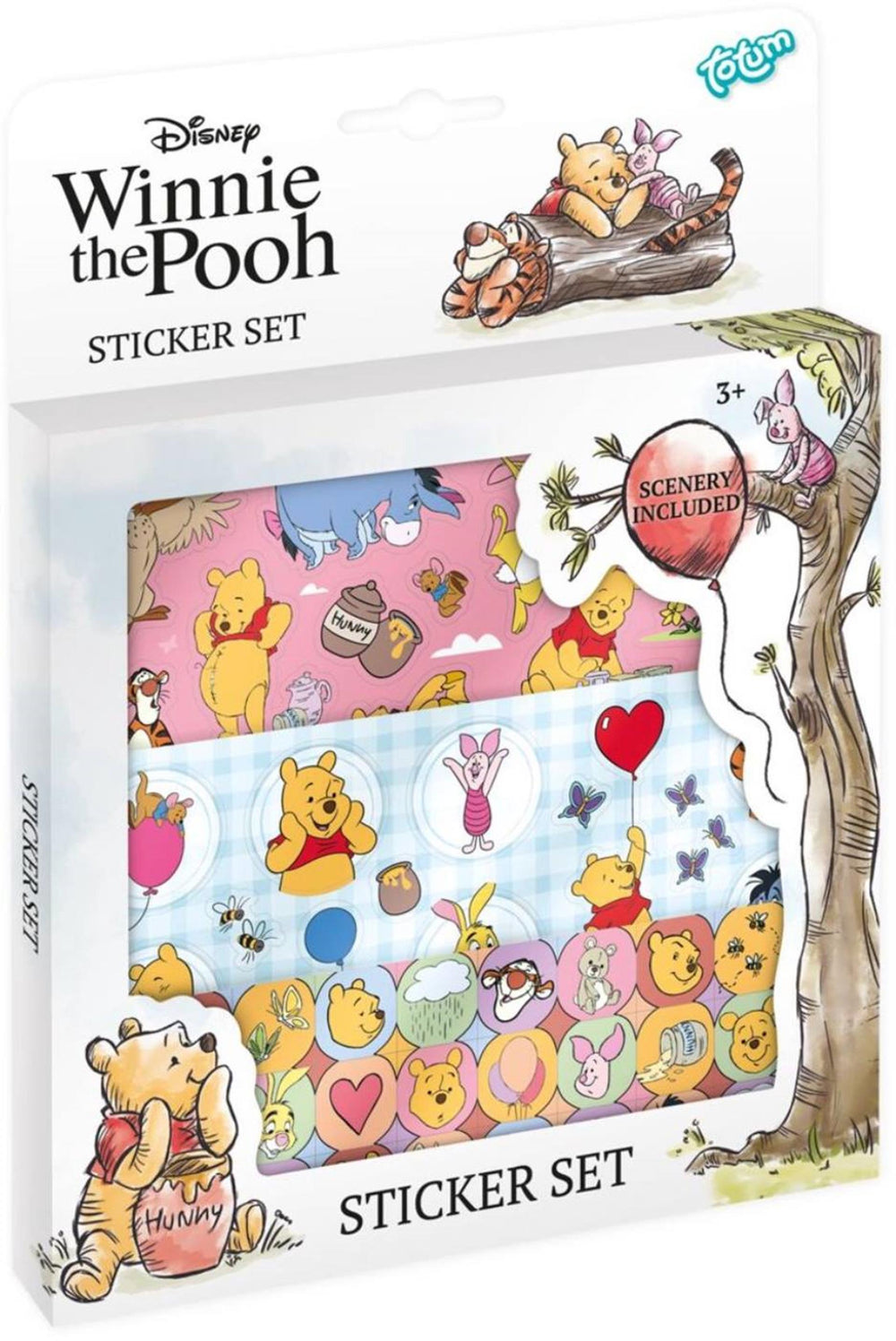 Totum winnie the pooh sticker set