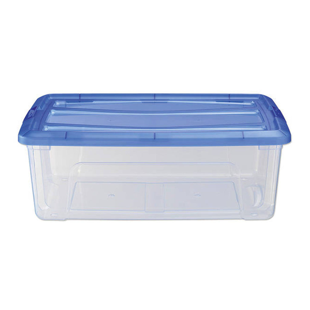 Iris topbox opbergbox 30l 57,5x39x20,5 cm blauw transparant