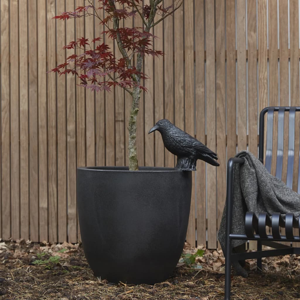 Capi bloempot urban glad 54x52 cm zwart kbl935
