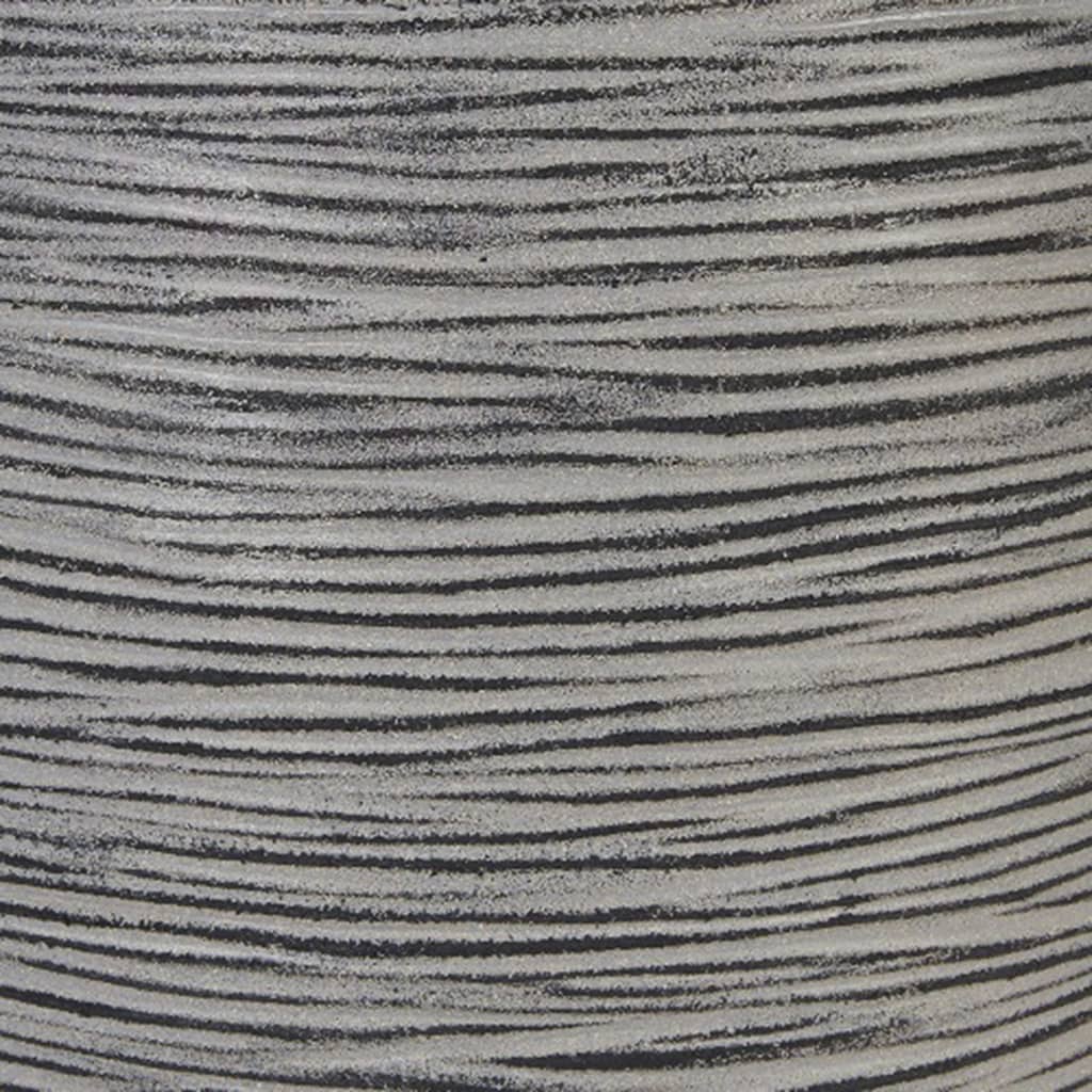 Capi plantenbak nature rib vierkant 40x40 cm antraciet kofz903