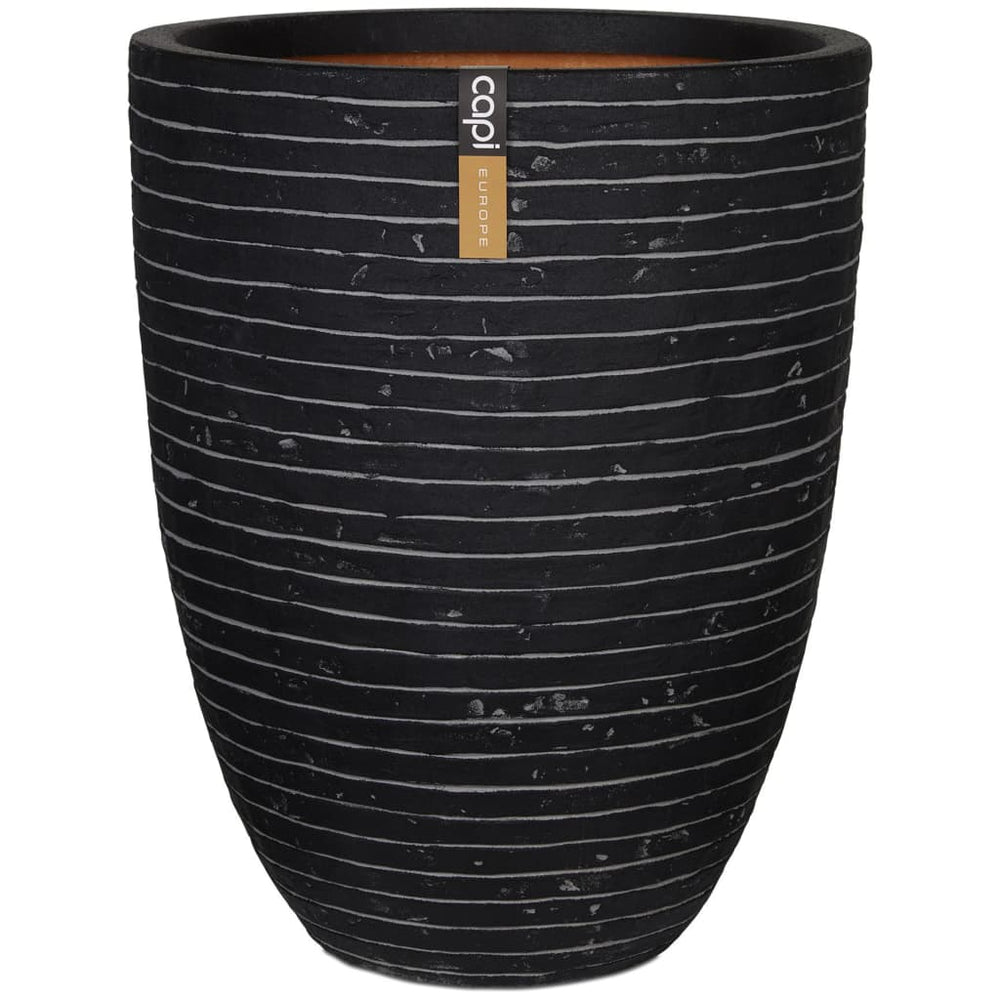 Capi bloempot nature row elegant laag 36x47 cm antraciet krwz782