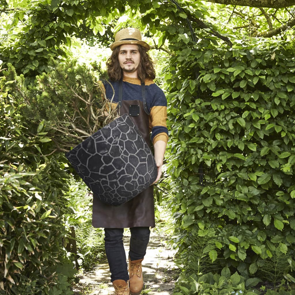 Capi bloempot klei bolvormig 35x34 cm antracietkleurig