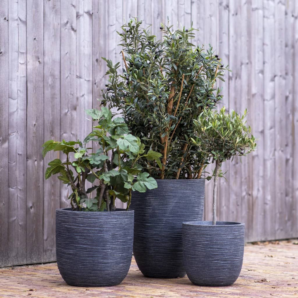 Capi plantenbak afvalrib 43x41 cm grijs