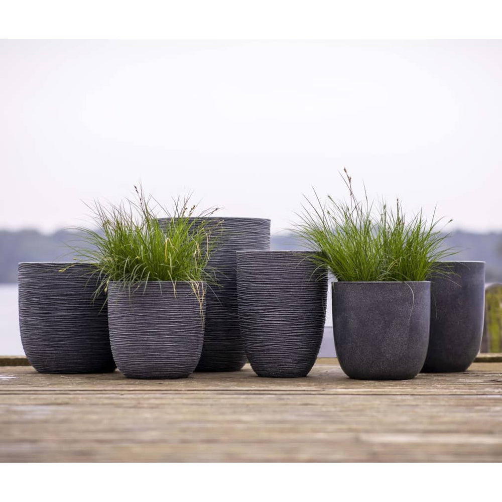 Capi plantenbak afvalrib laag elegant 34x46 cm grijs