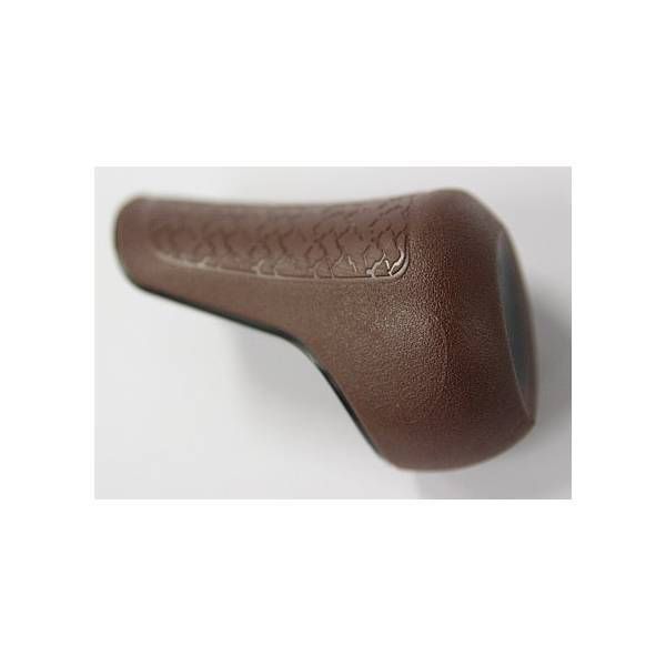 Gazelle handvat dop 105mm bruin rechts