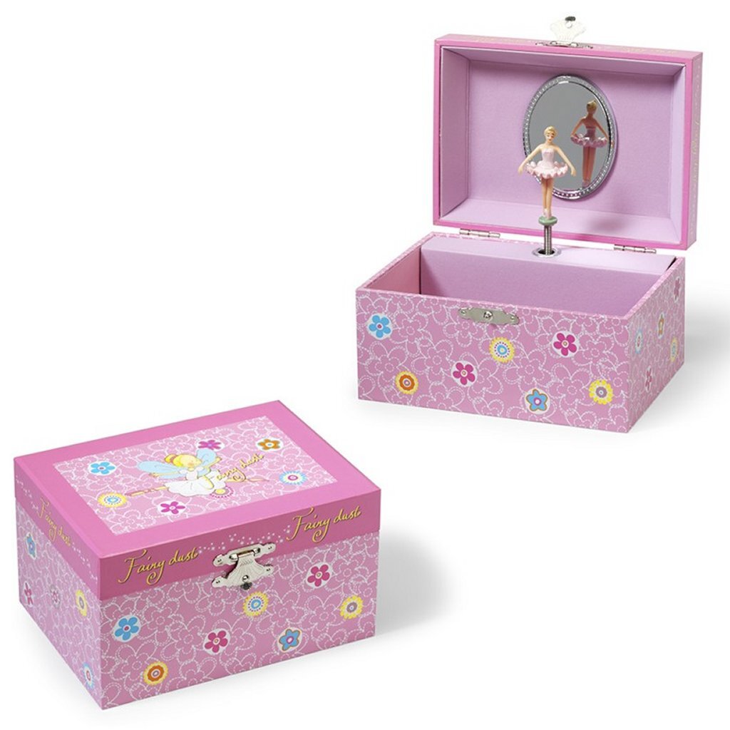 Simply for kids houten juwelendoosje met muziek en ballerina