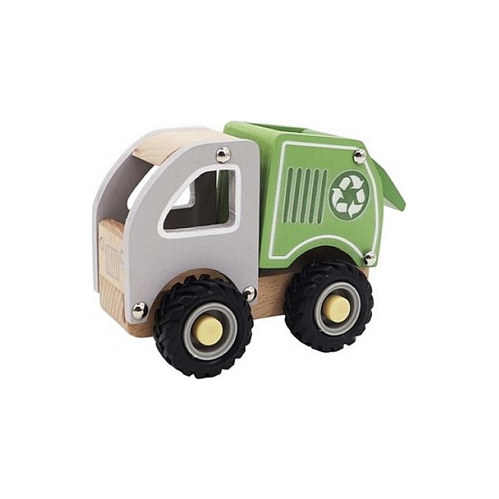 Simply for kids houten vuilniswagen