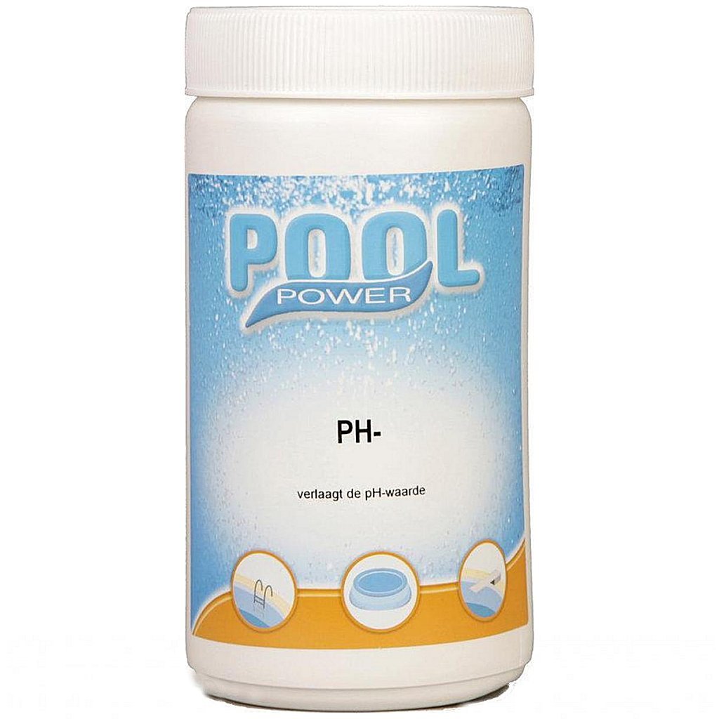 Pool power ph-min (ph verkoper) flacon 1,5 kg