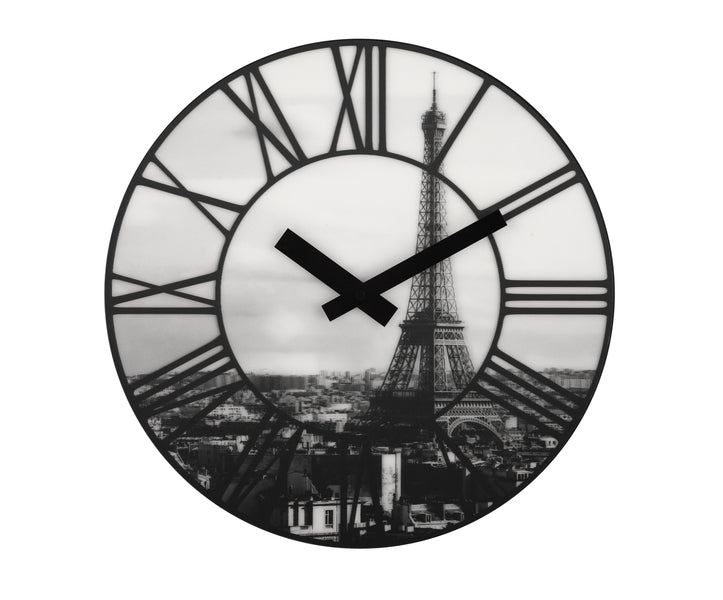 Nextime klok 3004 la ville, ø39 cm, muur, wit