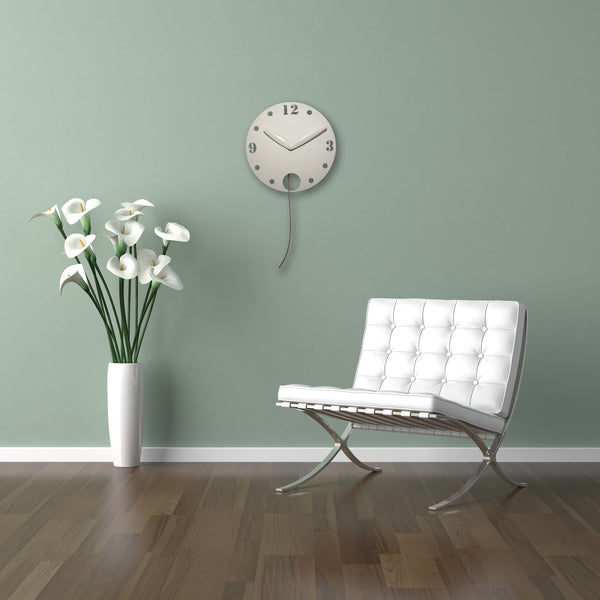Nextime ne-3102 wandklok 30x55,5cm kunststof, #039;waggle #039;