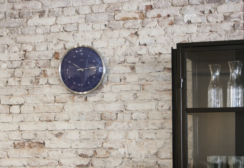 Nextime ne-3243bl wandklok 60 minuten ø33 metaal blauw