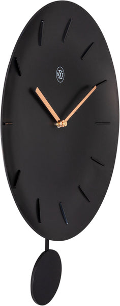 Nextime nx-7339zw wandklok nxt schaal ø 30 cm zwart