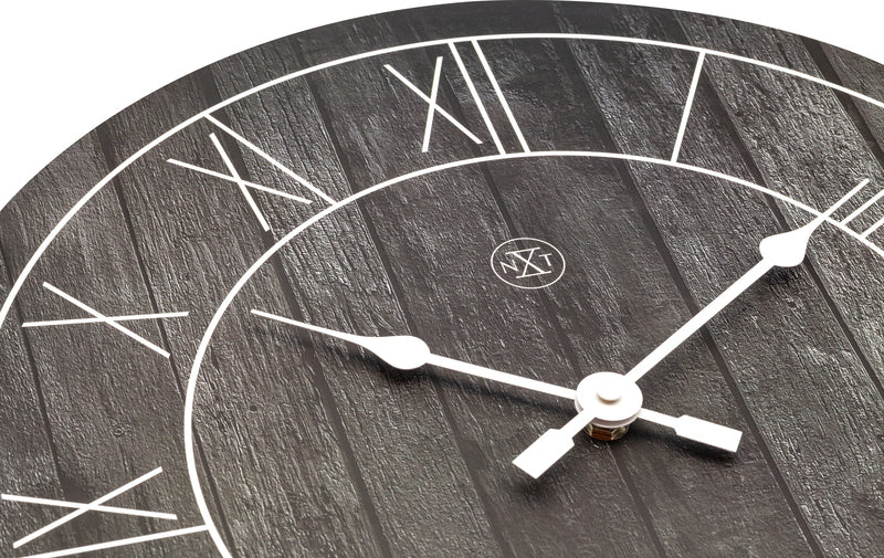 Nextime nx-7345zw wandklok nxt paul dia 40cm hout bruin