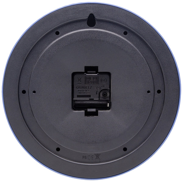 Nextime nx-7356 wandklok nxt apollo dia 30cm kunststof blauw