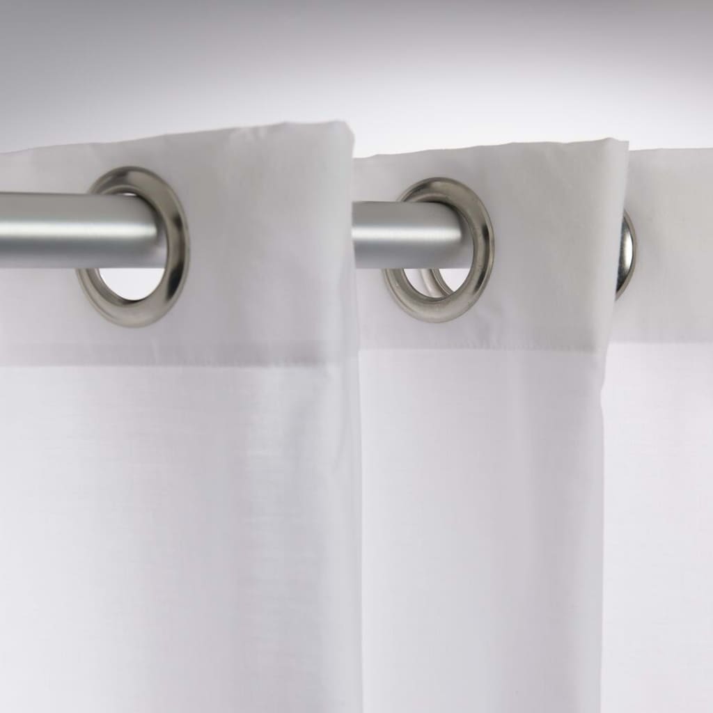 Zeehondenhuid douchegordijn coloris 180x200 cm wit