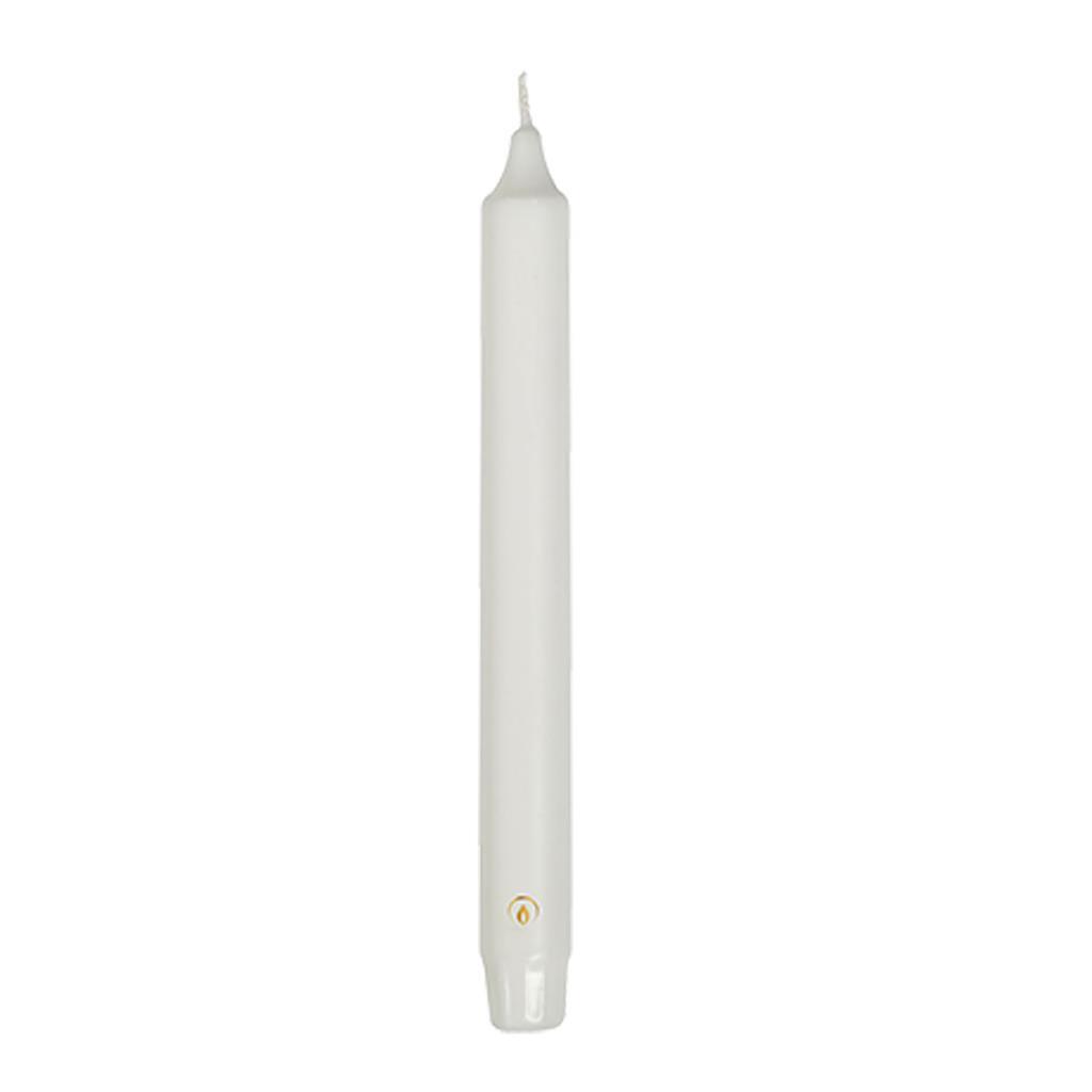Goudse kroonkaarsen 8 stuks wit