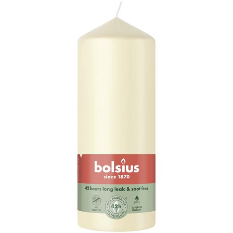 Bolsius stompkaars 150 58 - ivoor