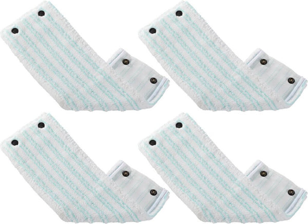 Leifheit clean twist m combi clean m vloerwisser vervangingsdoek met drukknoppen micro duo33 cm set van 4