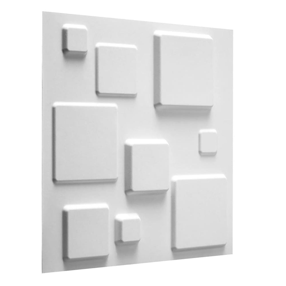 Wallart 12 st wandpanelen 3d ga-wa09 vierkanten