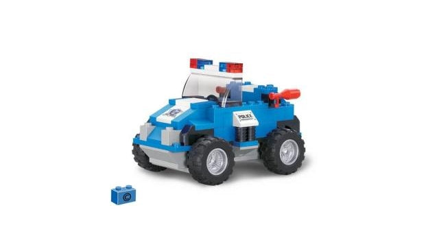 Sluban speciale politie m38-b0183 mepaanval politie auto 121-delig