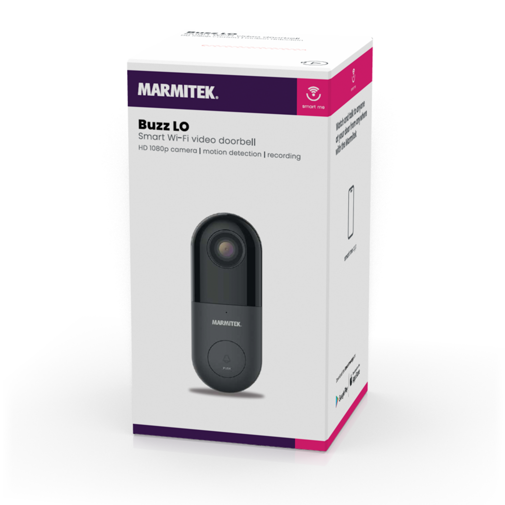 Marmitek slimme wifi videodeurbel 1080p