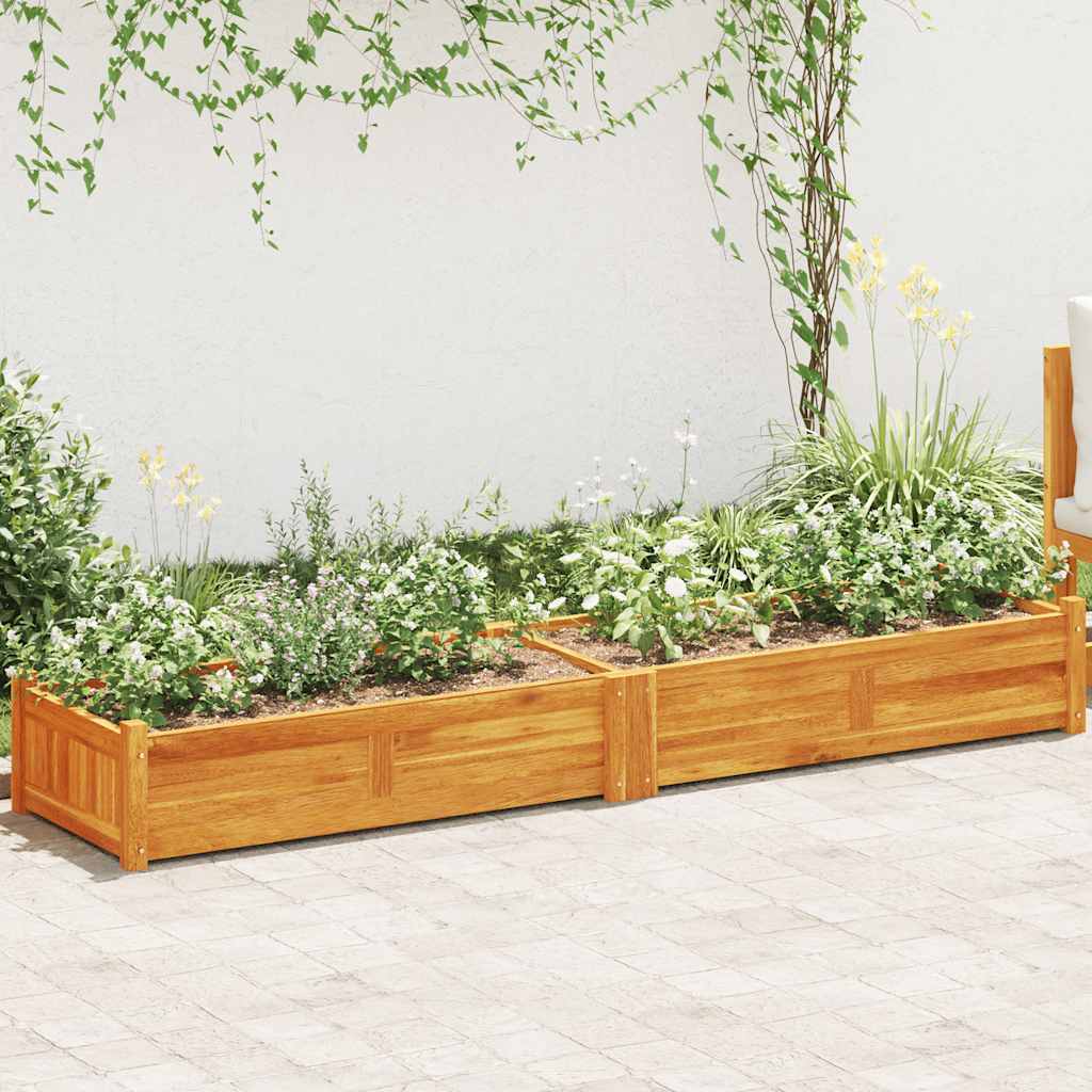 Vidaxl plantenbak 200x50x25 cm acaciahout