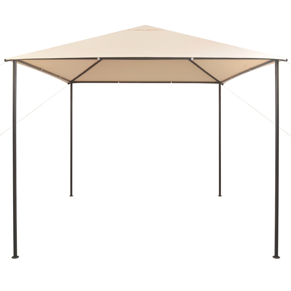 Vidaxl prieel 3x3m staal beige