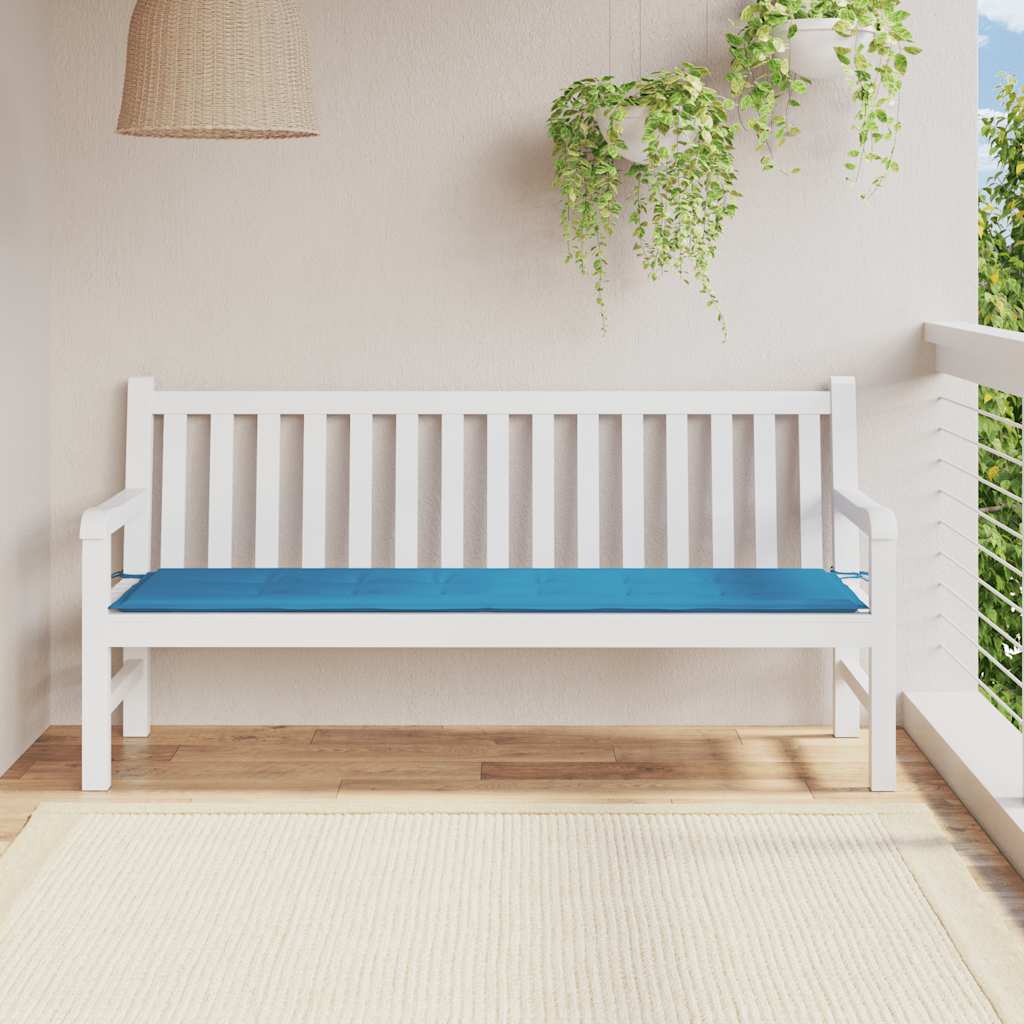 Vidaxl tuinbankkussen 180x50x3 cm oxford stof blauw