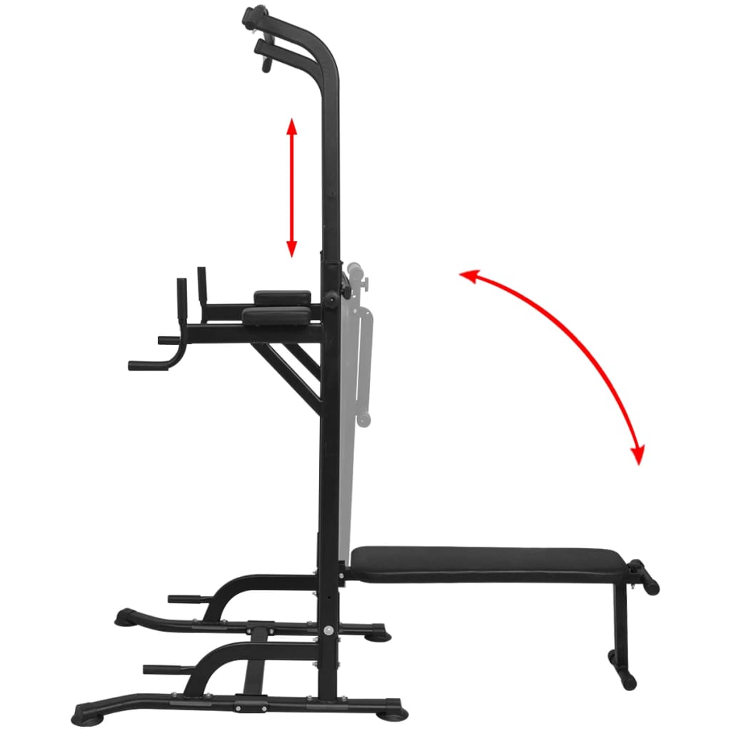 Vidaxl fitnessapparaat met sit-up bankje