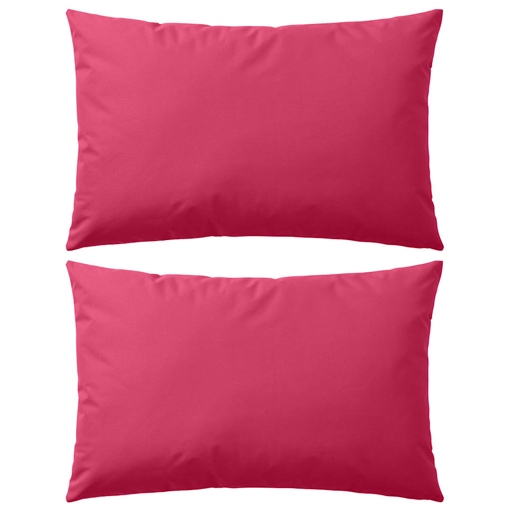 Vidaxl buitenkussens 60x40 cm roze 2 st