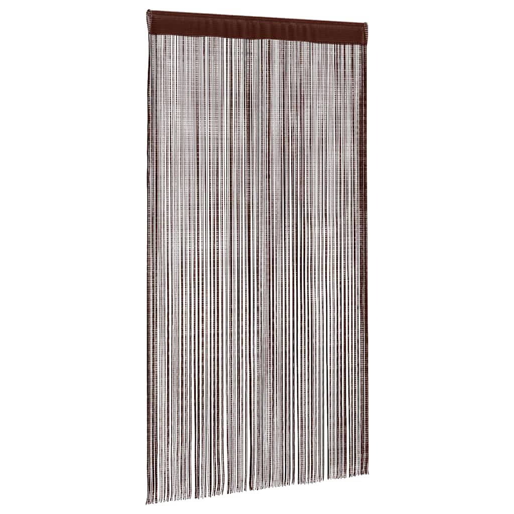 Vidaxl draadgordijnen 100x250 cm bruin 2 st