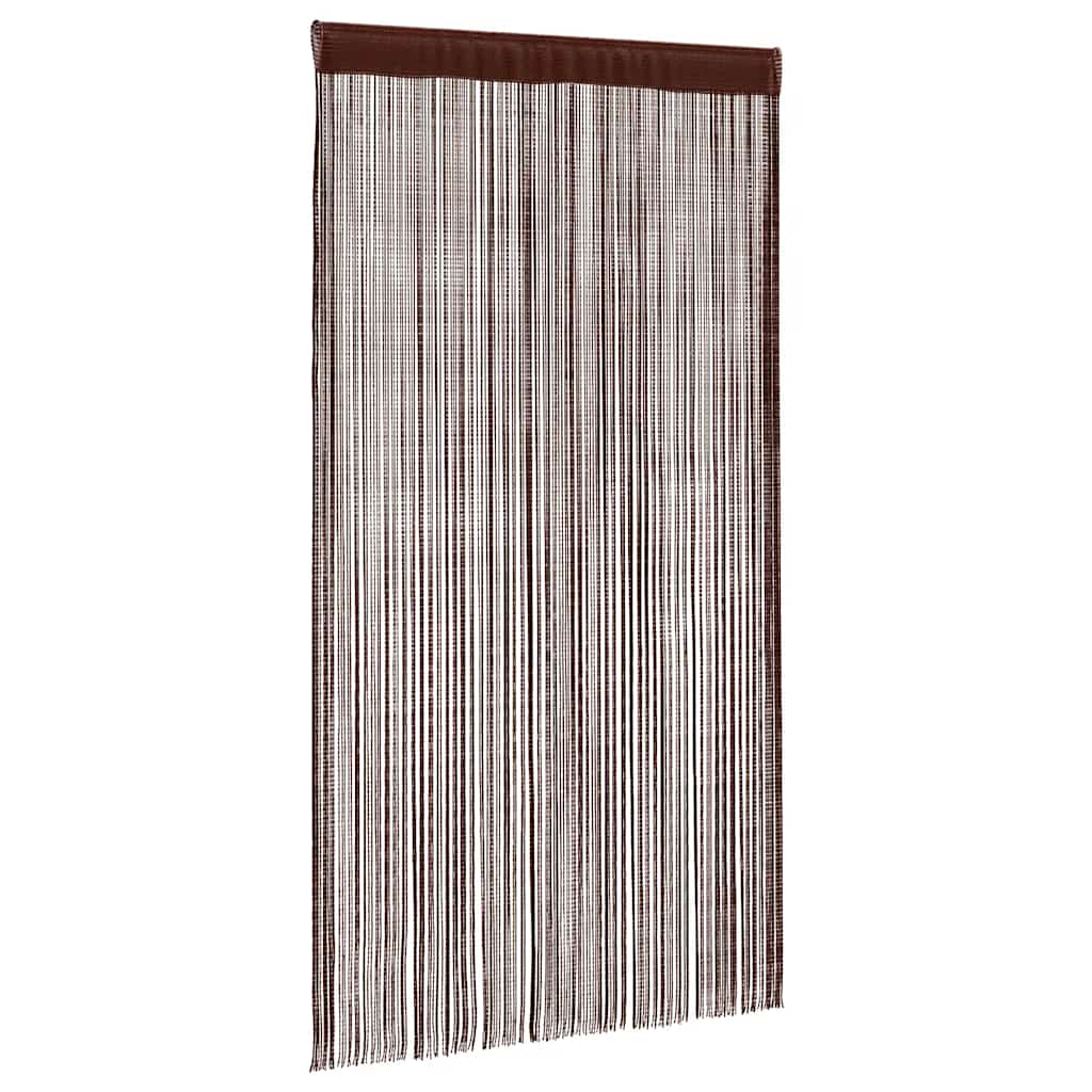 Vidaxl draadgordijnen 100x250 cm bruin 2 st