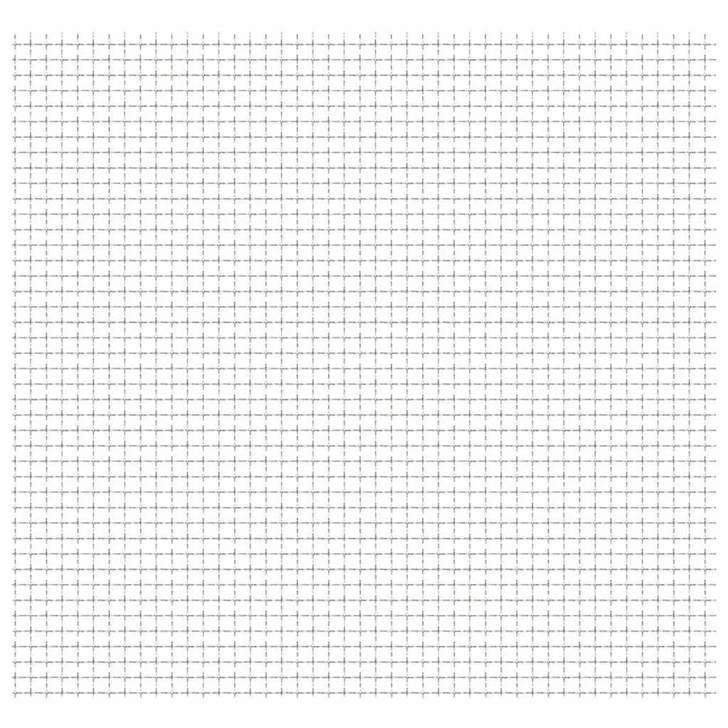Vidaxl draadhek geweven gaas 50x50 cm 21x21x2,5 mm roestvrij staal