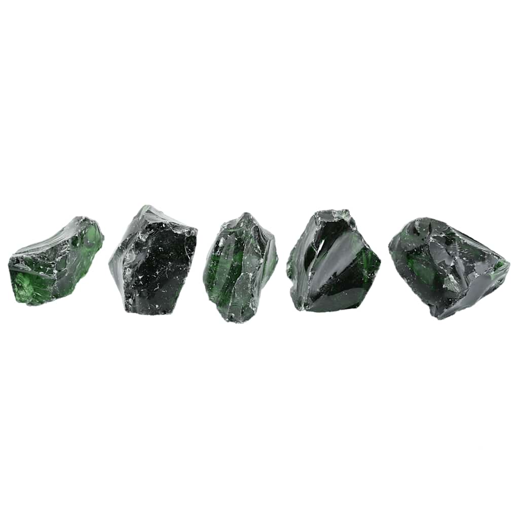 Vidaxl schanskorf stenen 25 kg groen 60-120 mm glas