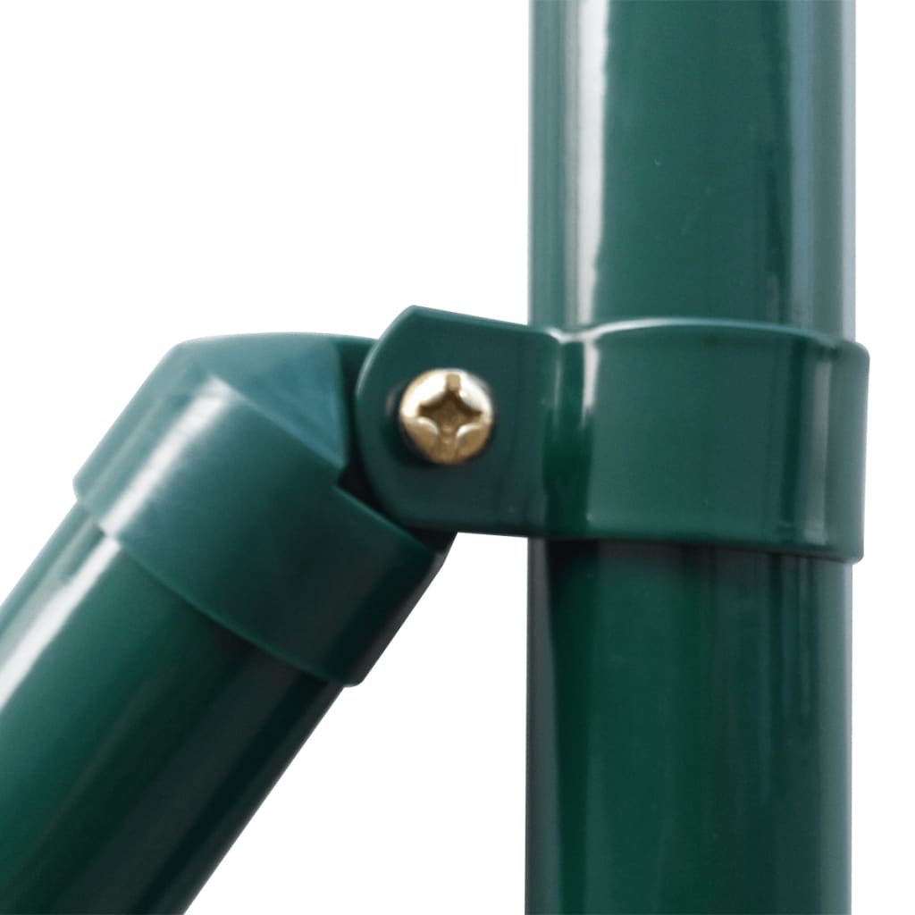 VidaXL Hek 10x1 m staal groen