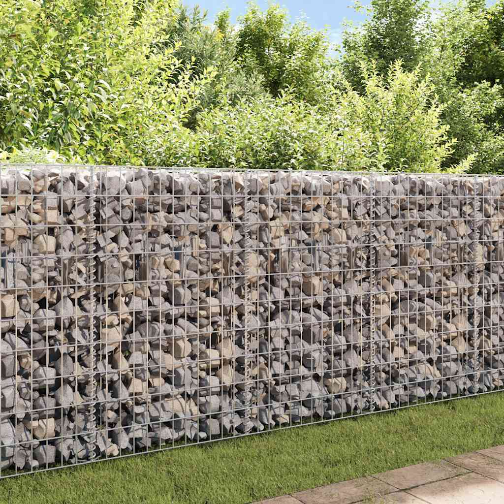 VidaXL Schanskorvenmand 120x30x100 cm gegalvaniseerd staal