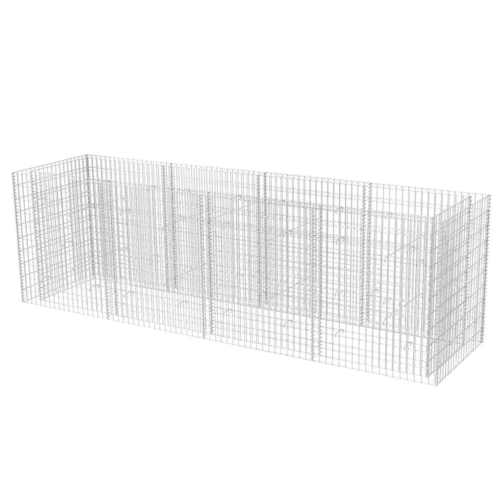 VidaXL Gabion plantenbak vergroot 360x90x100 cm staal
