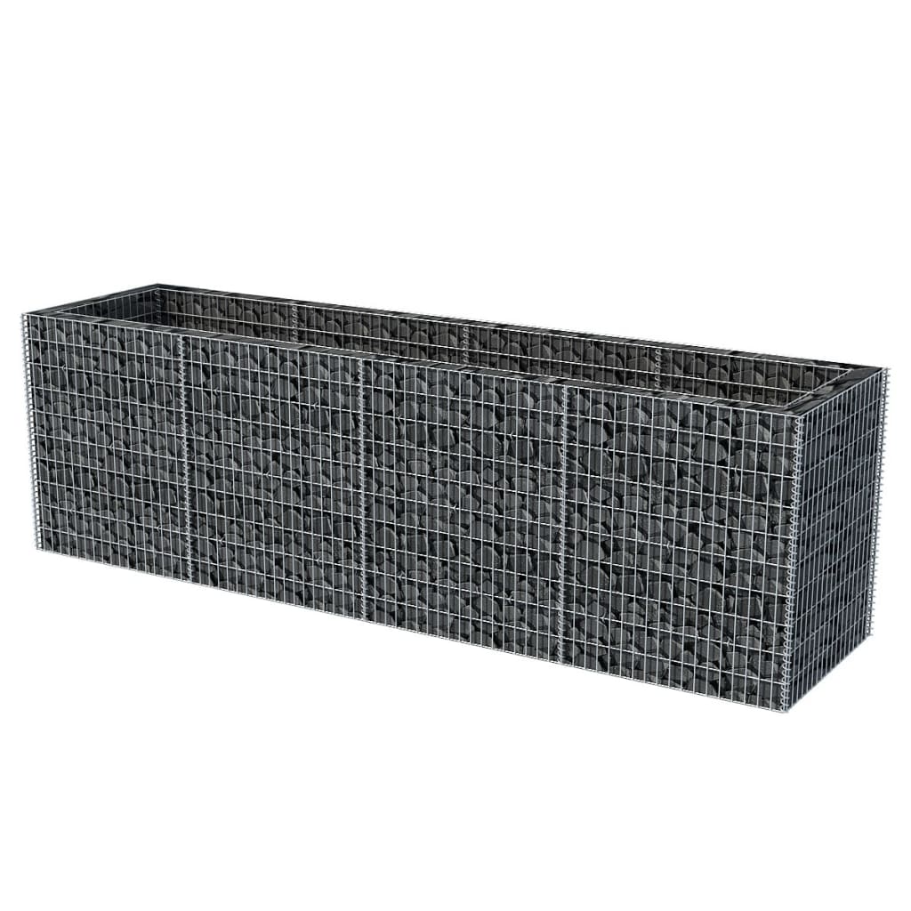 VidaXL Gabion plantenbak vergroot 360x90x100 cm staal