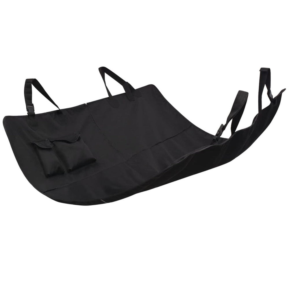 Vidaxl huisdieren achterbankhoes 148x142 zwart