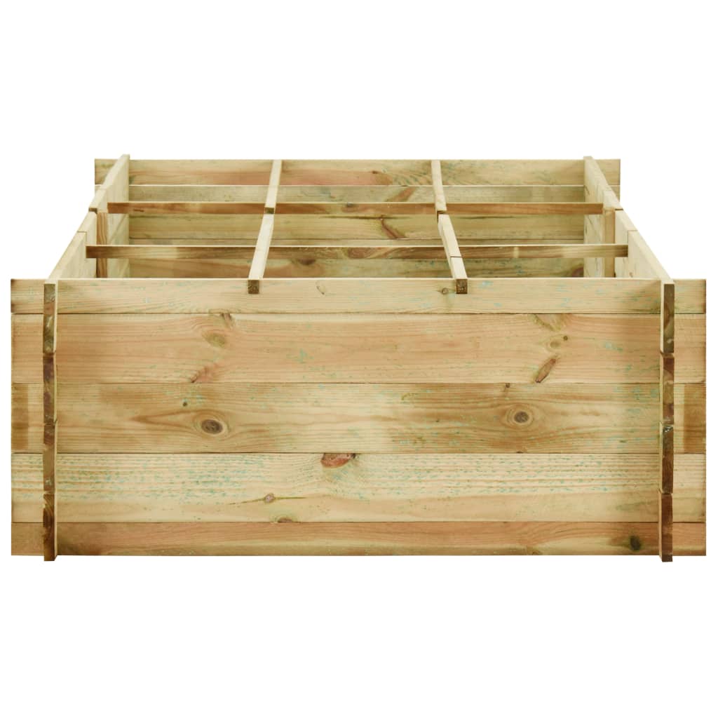 VidaXL Plantenbak 197x100x40 cm geïmpregneerd groenenhout