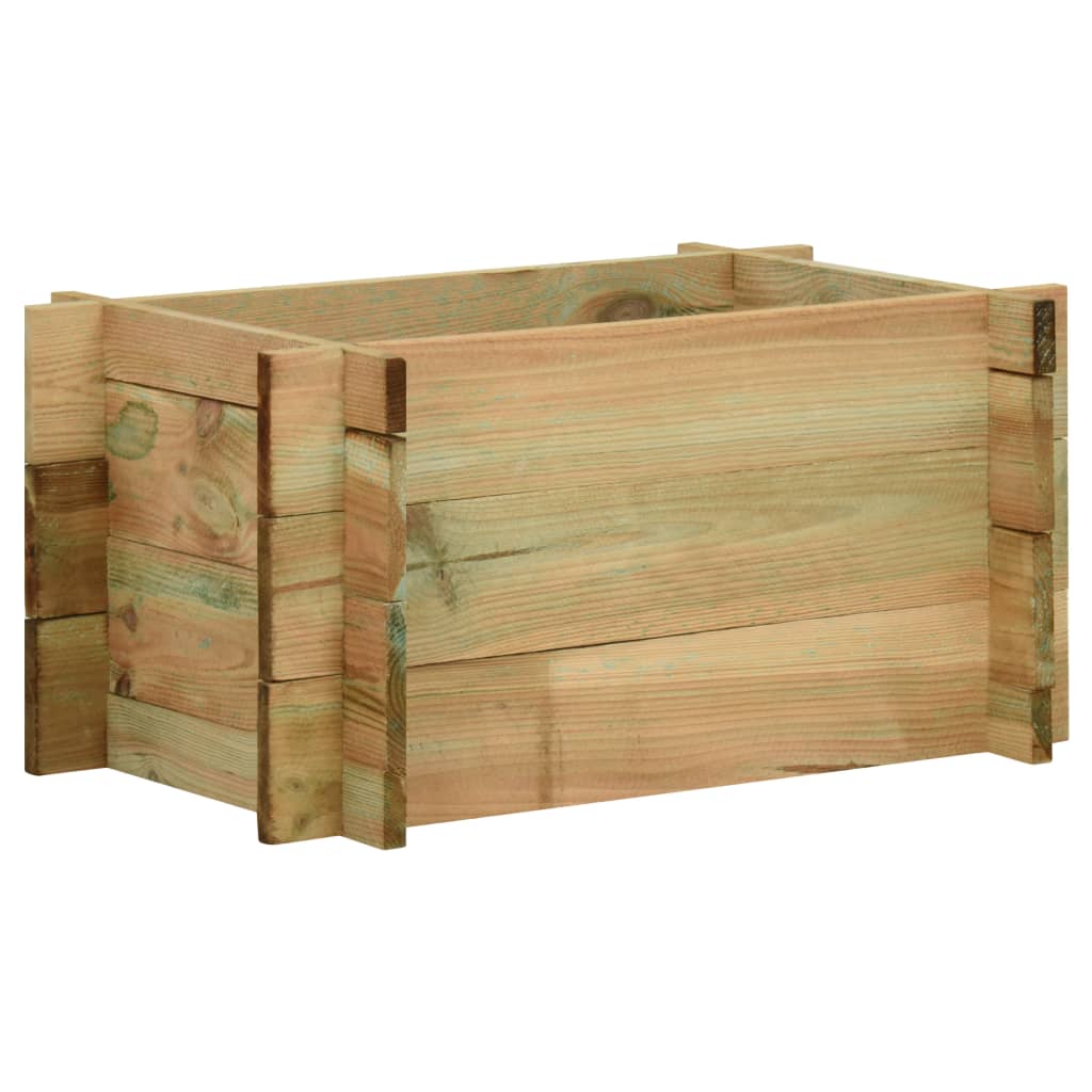 VidaXL Plantenbak 40 cm geïmpregneerd groenenhout