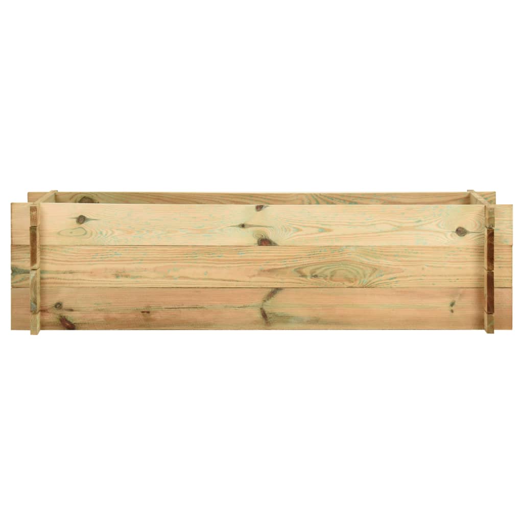 VidaXL Plantenbak 120 cm geïmpregneerd groenenhout