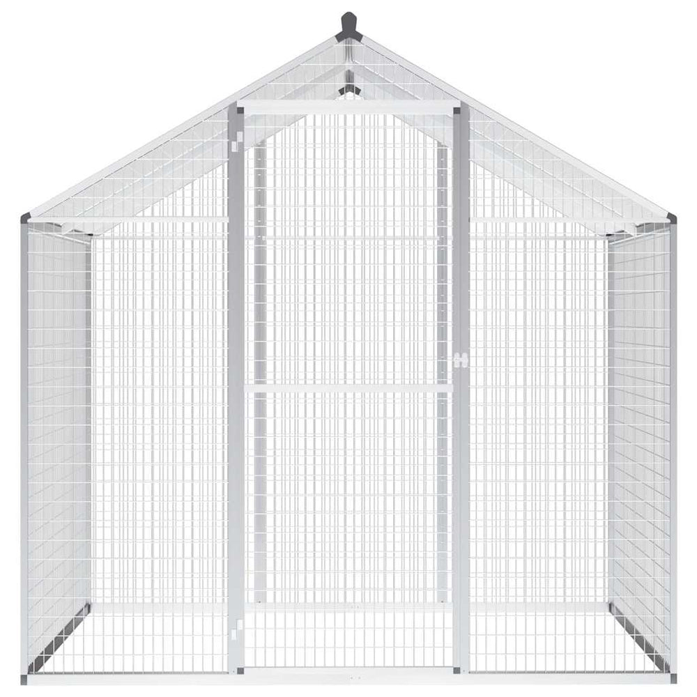 Vidaxl volière 178x122x194 cm aluminium