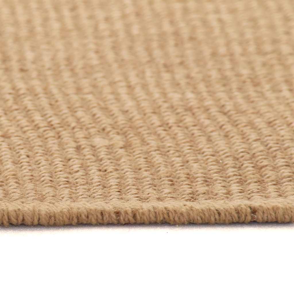 Vidaxl tapijt met latex onderkant 70x130 cm jute natuurlijk