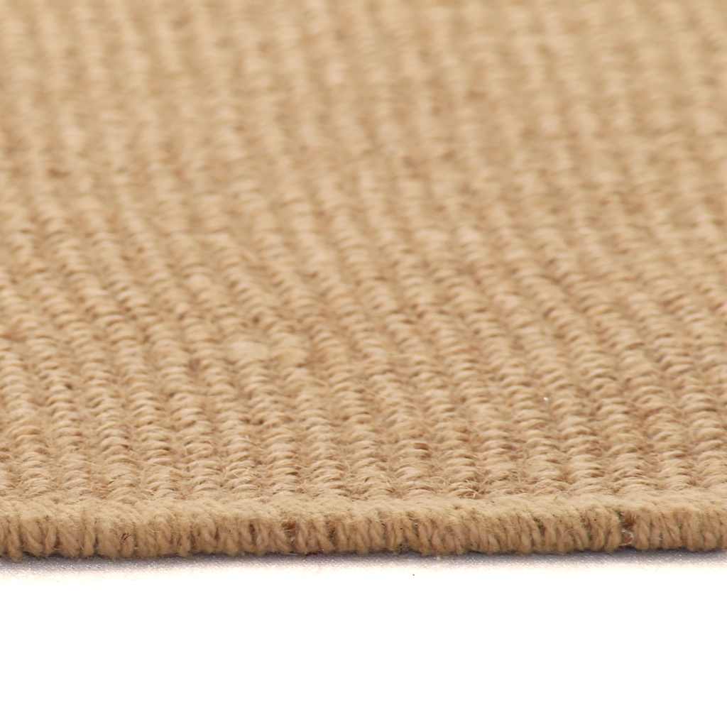 Vidaxl tapijt met latex onderkant 70x130 cm jute natuurlijk