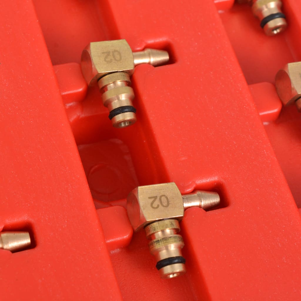 Vidaxl dieseldoorstroommeter en adapter voor common-rail 8 cilinders