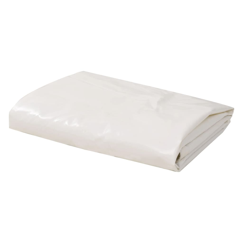 Vidaxl dekzeil 650 g m² 4x5 m wit