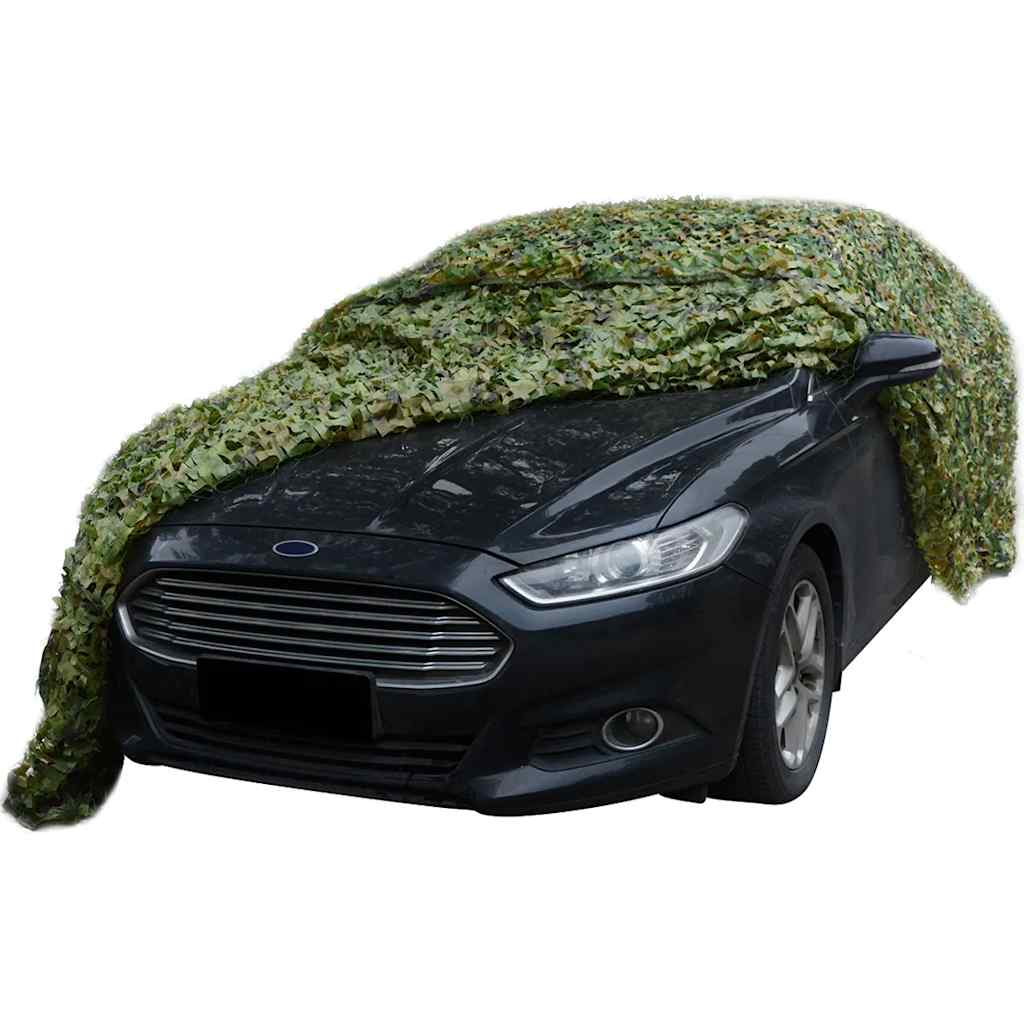 Vidaxl camouflagenet met opbergtas 6x6 m