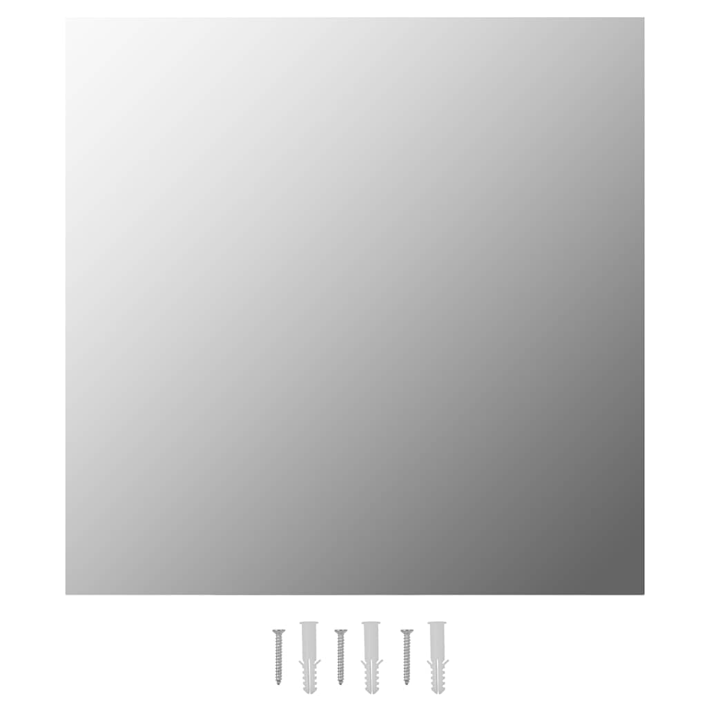 Vidaxl wandspiegel vierkant 60x60 cm glas